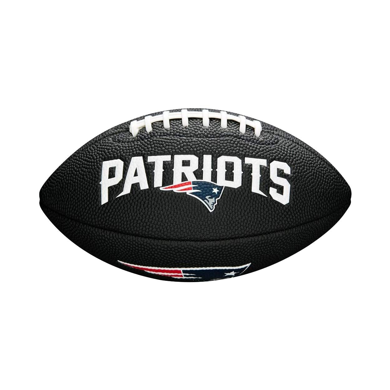Wilson Sporting Goods Nfl New England Patriots Team Logo Football , Black, Mini Size