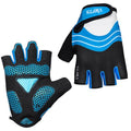 Vmfts Cycling Gloves Gel Pading Fingerless Sporting Glove For Weightlifting Racing Biking Climbing Parkour Running??Blue Large