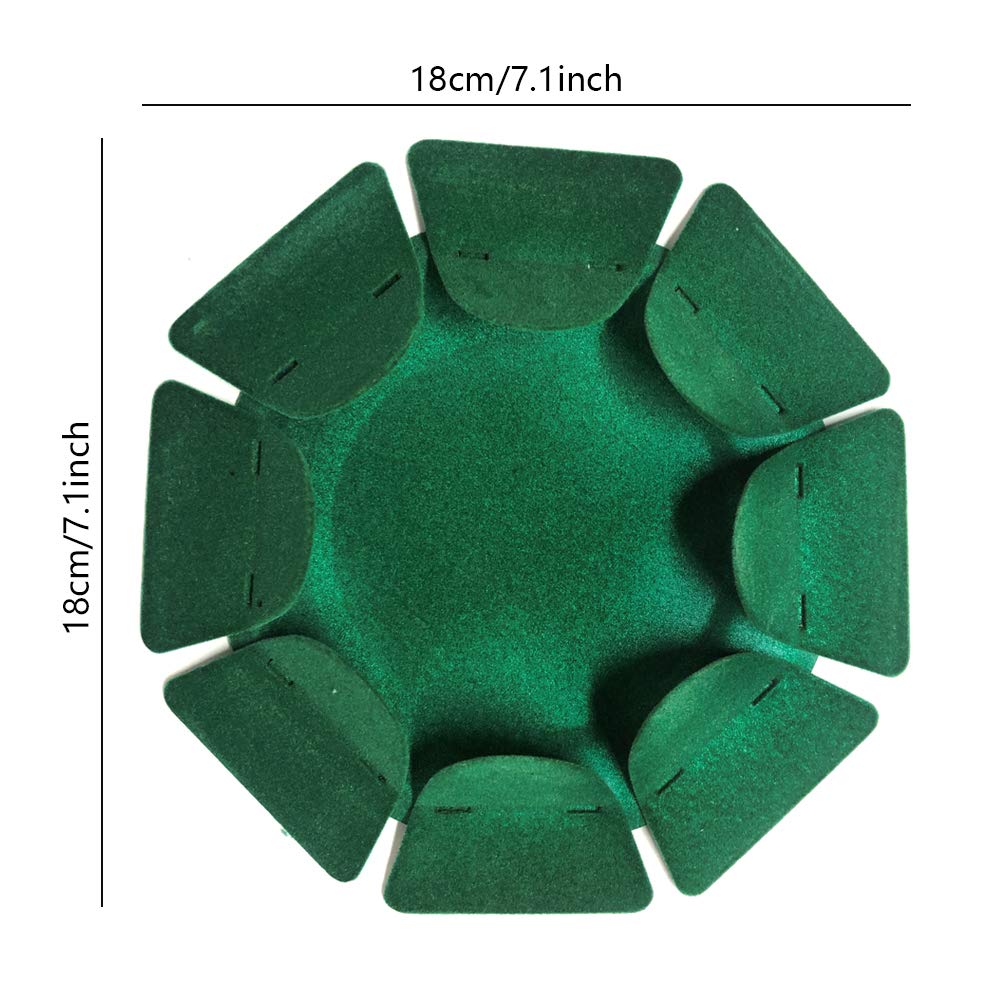 2Pcs Green All-Direction Putting Cup Golf Training Hole Practing Cup Aid Indoor/Outdoor