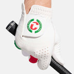Duca Del Cosma Primavera-White-Green-Red-Left-Mens-Golf-Glove
