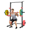 VEVOR Power Cage Squat Rack, Multifunctional Power Rack Home Gym, 1000LBS Strength Training Workout Equipment with 4 Band Pegs, 