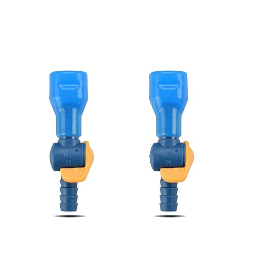 J.Carp On-Off Switch Bite Valve Tube Nozzle Replacement For Hydration Pack Bladder, Straight Pack Of 2