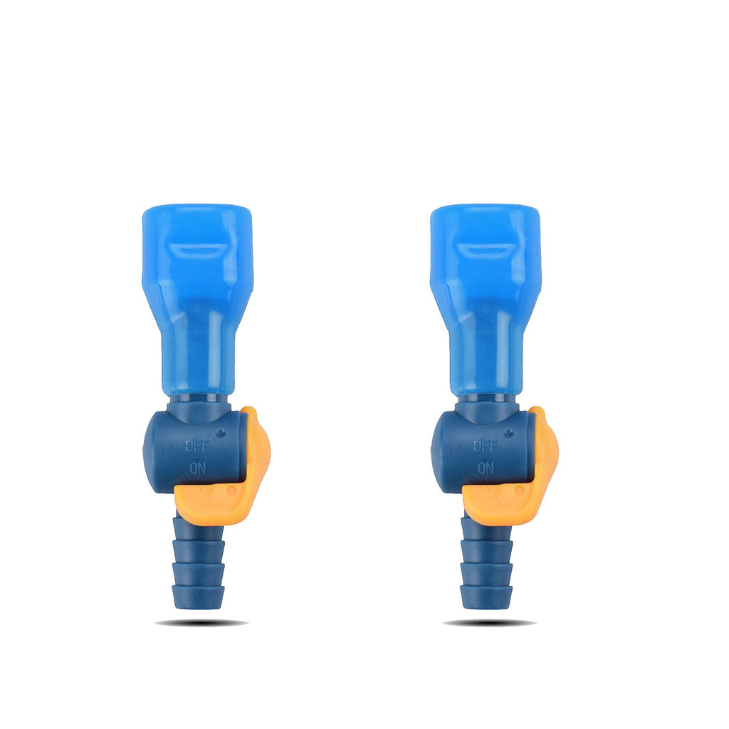 J.Carp On-Off Switch Bite Valve Tube Nozzle Replacement For Hydration Pack Bladder, Straight Pack Of 2