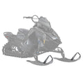 Polaris Snowmobile Ski Toe, Pair - 2889421-804