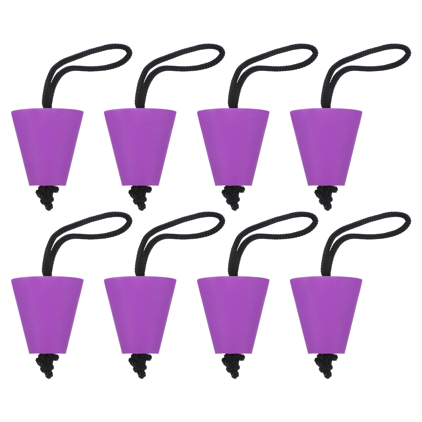 PATIKIL Universal Kayak Scupper Plug Kit, 8 Pack Silicone Scupper Plugs Fit for 0.79 to 1.5 Scupper Holes Drain Holes Stopper Bu