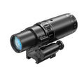 Feyachi M37 Red Dot Magnifier, 1.5X-5X Variable Zoom, Picatinny Mount, Flip to Left Side Release Button
