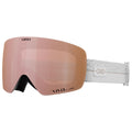 Giro Contour RS Ski Goggles - Snowboard Goggles for Men & Women - White Craze Strap w/VIVID Rose Gold/VIVID Infrared Lenses