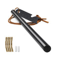 Bcharya Fire Starter Survival Tool, Ferro Rod Kit With Leather Neck Lanyard And Multi-Tool Striker, Flint And Steel Survival Ign