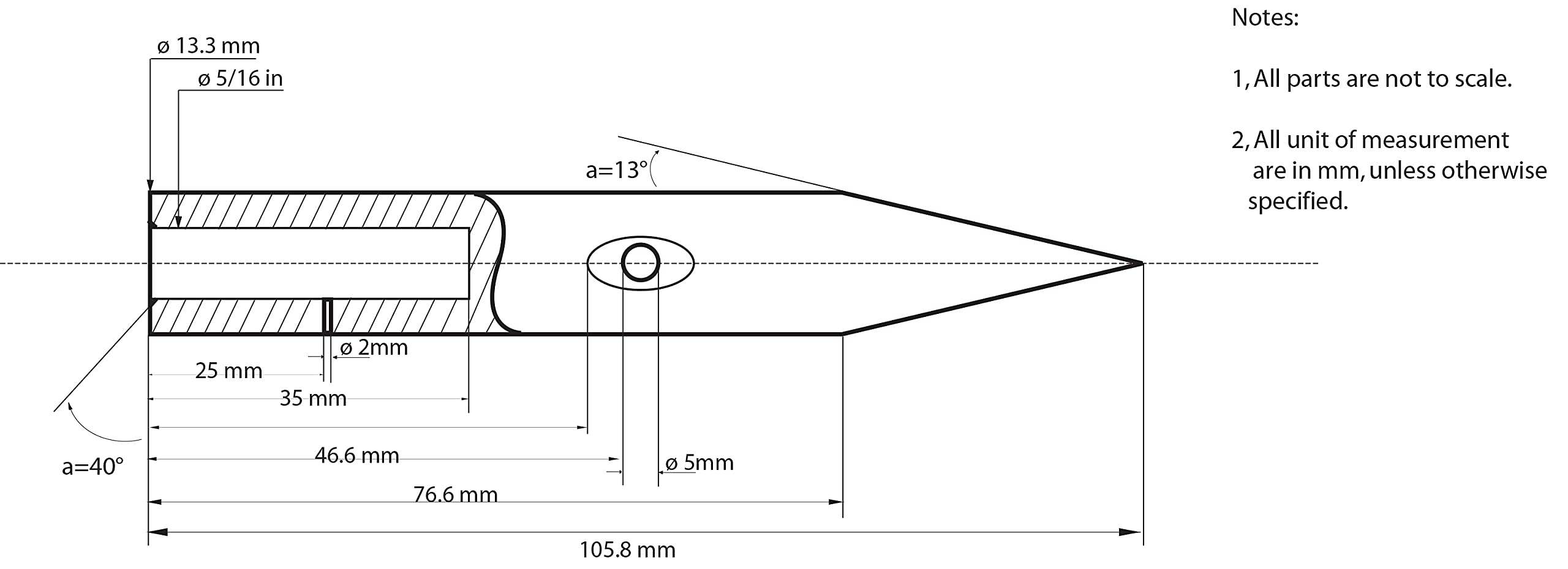 Kufa Sports Fishing Hand Gaff Landing Hook And Harpoon (72 Harpoon With Detached Head)