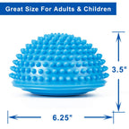 Strongtek Hedgehog Balance Pods With Hand Pump, Stability Balance Trainer Dots Plus Large Balance Pad, Core Body Balancing, Infl