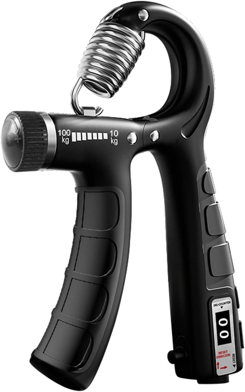 Adjustable Hand Grip Exerciser with Counter | 5100 KG Resistance Strength Trainer | Portable Fitness Tool for Hand, Wrist & Arm