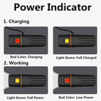 Usb Rechargeable Bike Light Front, Super Bright 3 Led 3000 Lumens, Runtime 10Hrs Waterproof Bicycle Headlight And Taillight, Fre