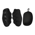 Merishopp 2Pcs Weight Lifting Grips Pads Bar Rows Silicone Sports Workout Grips Gloves Black | Sports Equipment | Outdoor Sports
