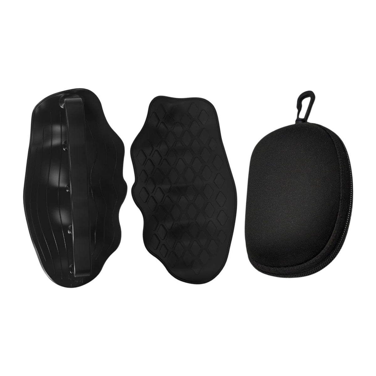 Merishopp 2Pcs Weight Lifting Grips Pads Bar Rows Silicone Sports Workout Grips Gloves Black | Sports Equipment | Outdoor Sports