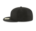 New Era 59Fifty Hat Mlb Basic New York Yankees Black/Black Fitted Baseball Cap (7 1/8)