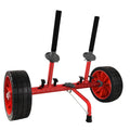 Reeyak Sit On Top Kayak Cart, Heavy-Duty Plug-In Kayak Cart Dolly With 10 Inch Airless Wheels, Width Adjustable For Carrying Kay