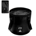 Collapsible Bucket With Handle, Lightweight Folding Water Container, Portable Collapsible Bucket For Fishing, Camping, Hiking, B