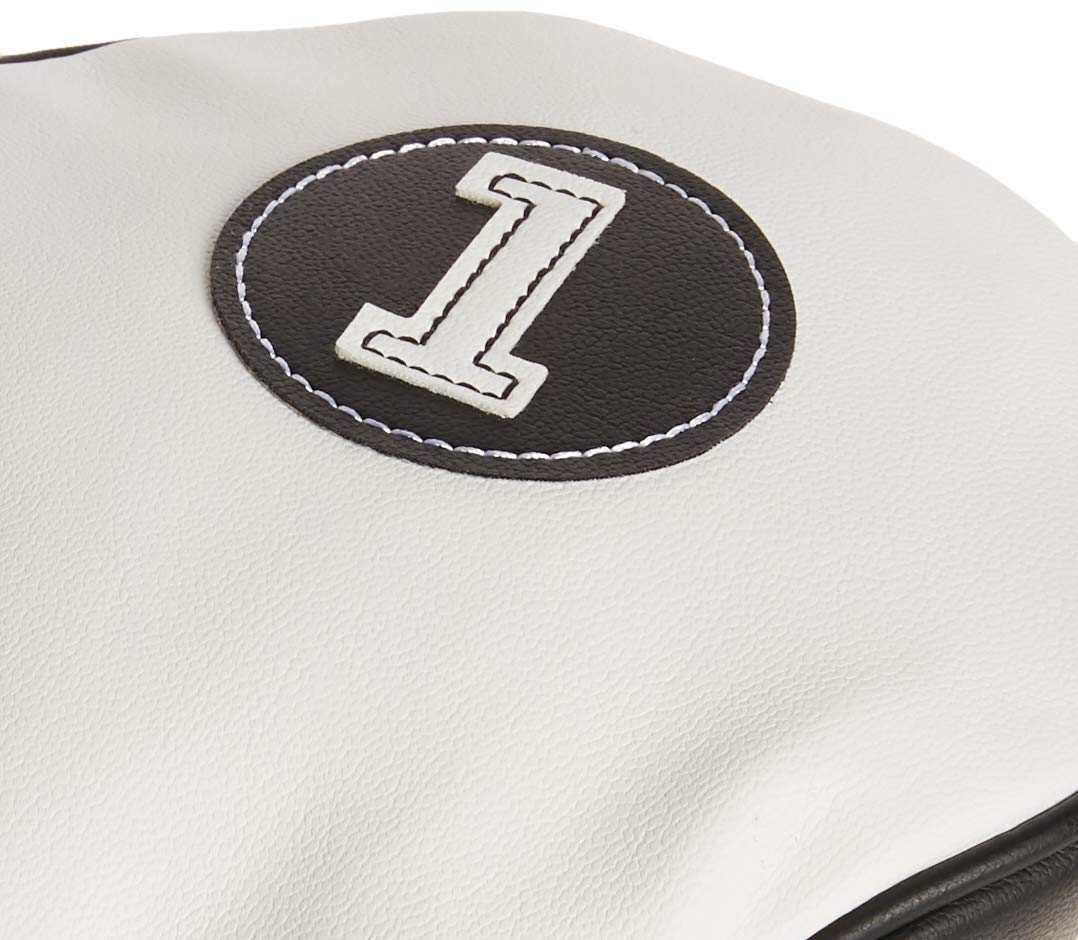 Taylormade Golf Driver Headcover,White/Black/Red