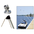 Dock Edge + Economy Mooring Whip Watercraft Docking System (Set Of 2), 12' For Craft Up To 23' Or 4000 Lbs