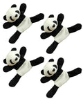Panda Plush Fridge Magnets (Set of 2) | Soft Stuffed Animal Refrigerator Magnets | Cute 3D Panda Magnetic Fridge Decoration for
