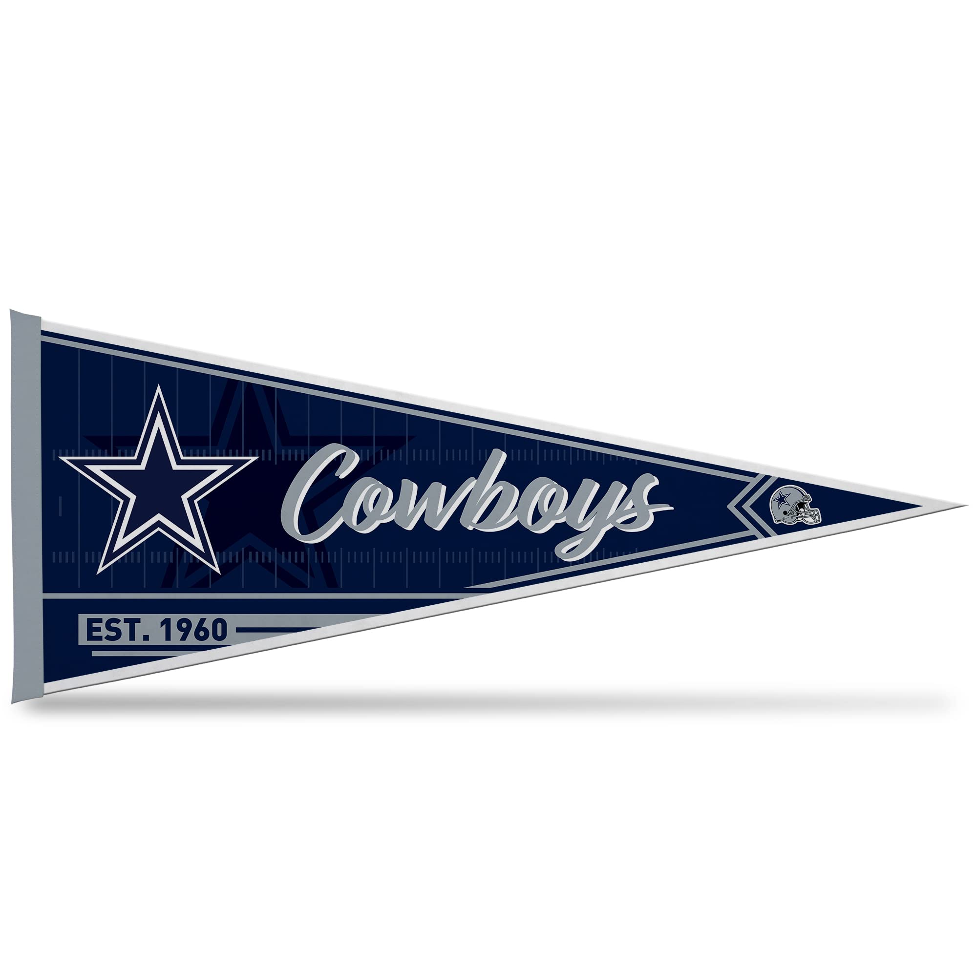 Rico Industries Nfl Football Dallas Cowboys Classic 12'' X 30'' Felt Wall D  Cor Pennant - Great For Home/Bed Room/Man Cave D  C