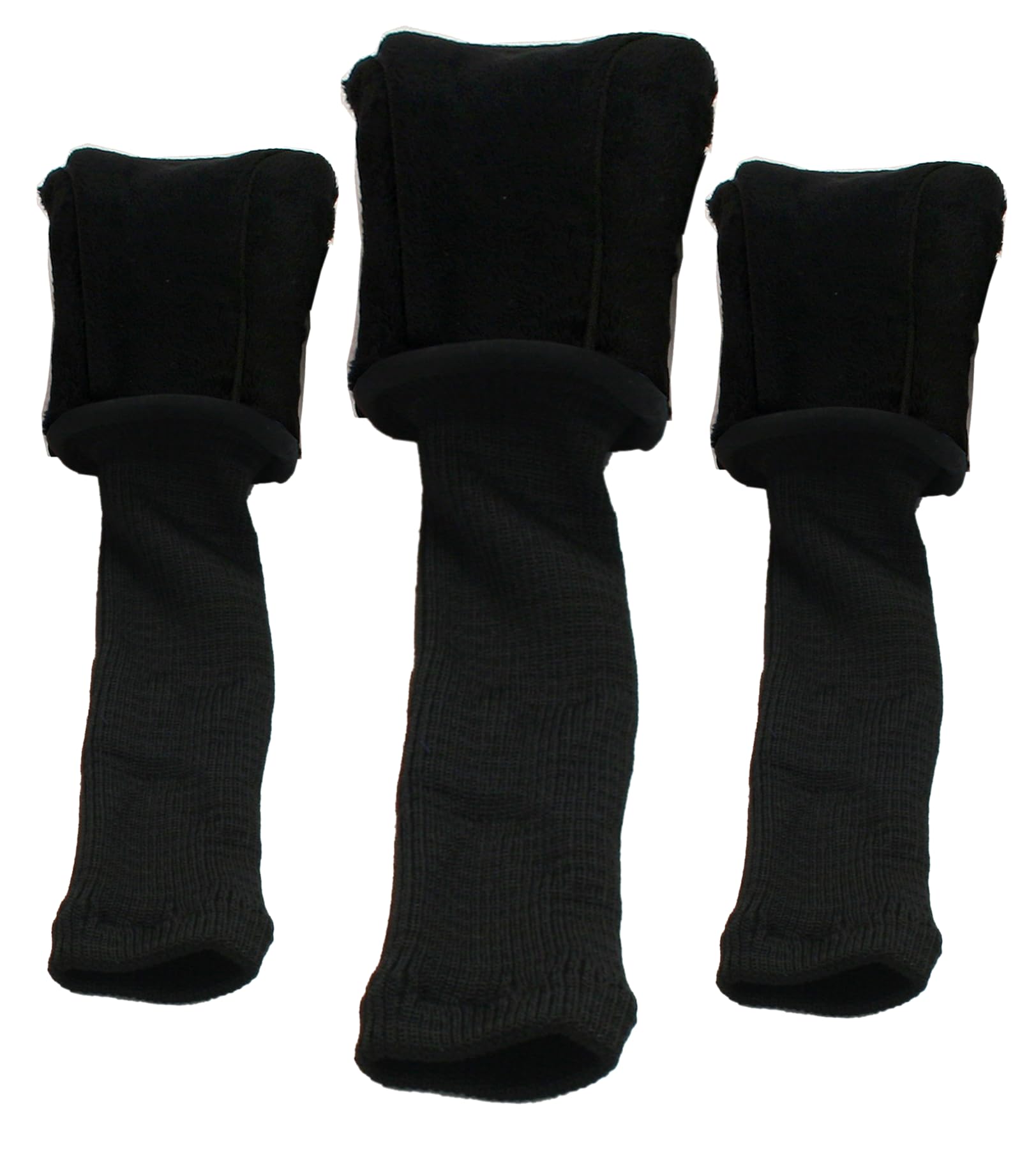 Proactive Sports Form-Fit Golf Headcovers - 3-Pack Size: No Size Black