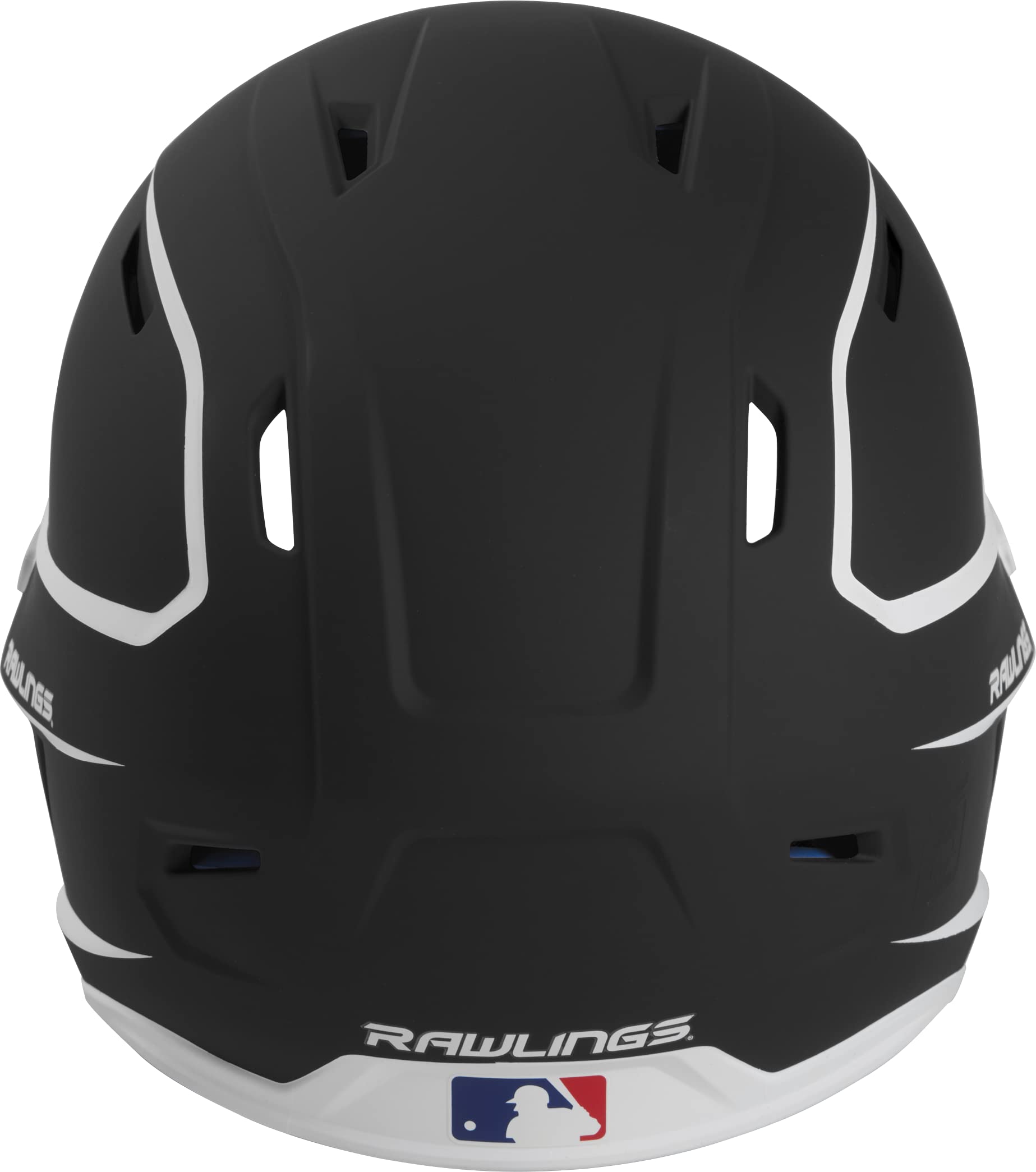 Rawlings | Mach Batting Helmet | Matte Black/White | Senior (6 7/8'' - 7 5/8'')