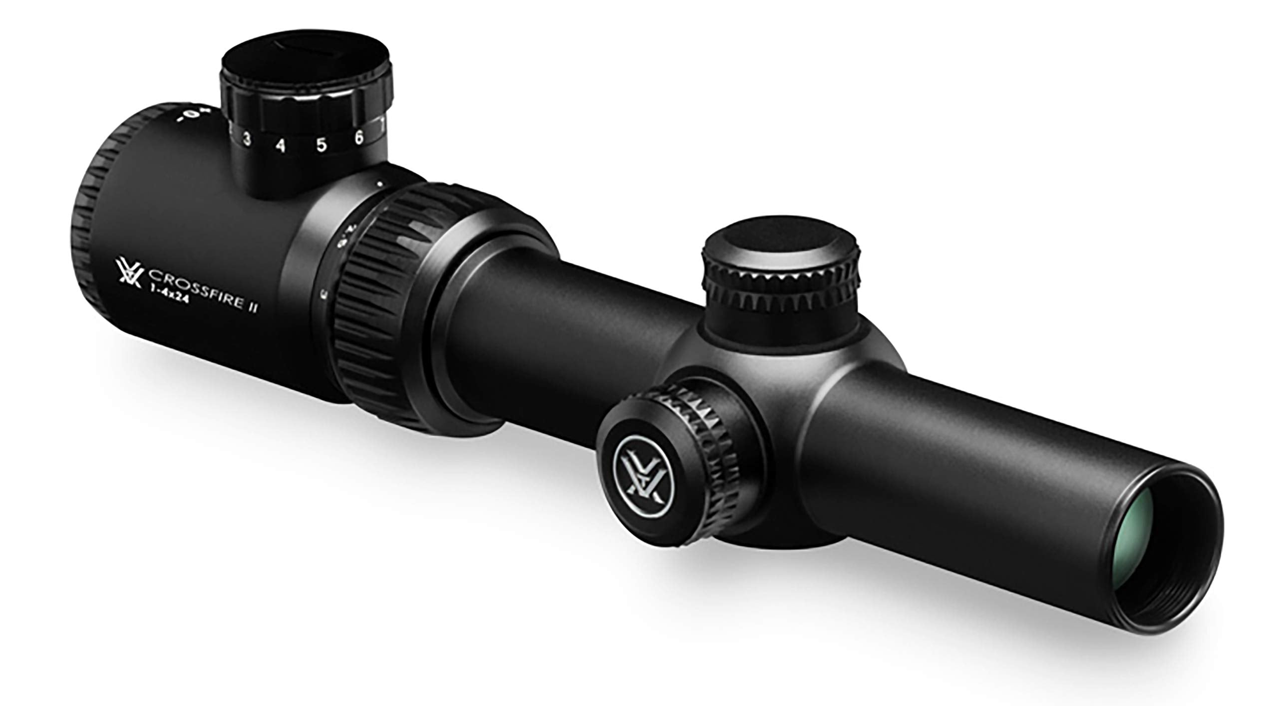 Vortex Optics Crossfire II 1-4x24 Second Focal Plane Riflescope - V-Brite Illuminated Reticle (MOA) , black