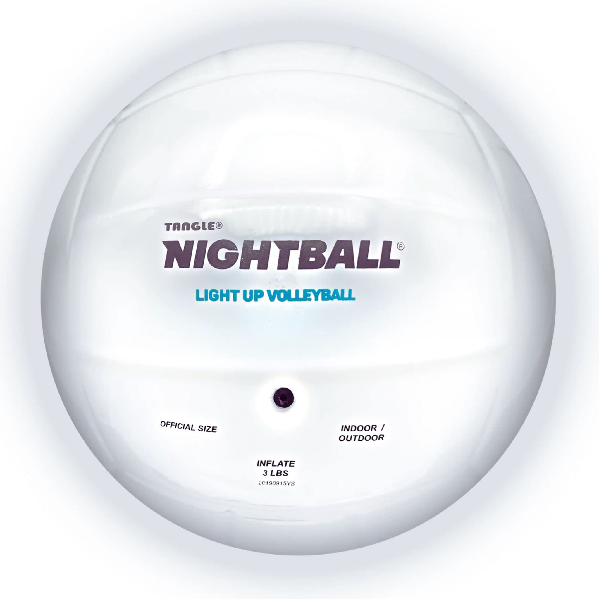 Nightball Volleyball LED Volleyball - Light Up Glow in The Dark Volleyball - Outdoor Volleyball for Teens - Teenage Old Gift - V