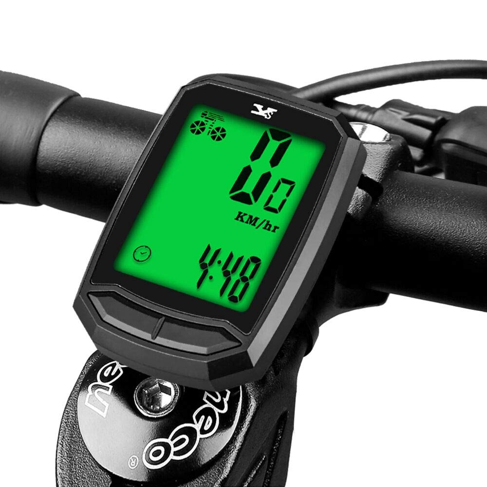 Bicycle Speedometer Waterproof Wireless Cycle Bike Computer Bicycle Odometer With Lcd Display  Multi-Functions