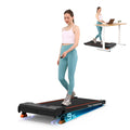 Walking Pad Treadmill With Incline, Under Desk Treadmills For Home Office Small, 2.5Hp Brushless Motorized, App Compatible, Port