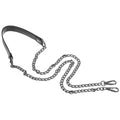 Patikil 47 Inch Purse Chain Strap, Leather Metal Chain Strap Replacement Chain For Bag Shoulder Crossbody Clutch Handbags, Dark 
