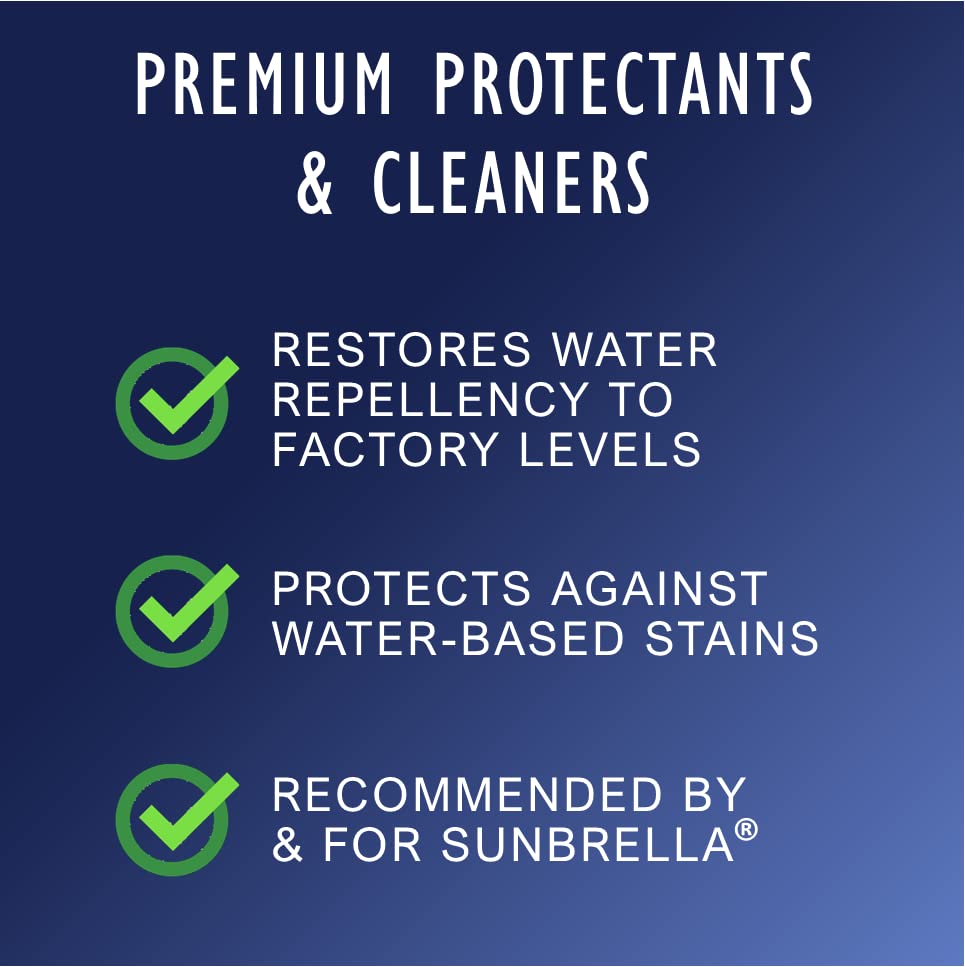 303 Products Marine Fabric Guard - Water Repellent & Stain Shielding Fabric Spray, Safe For All Outdoor Upholstery, Simple & Eas