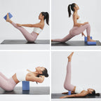 Yoga Blocks, High Density Eva Foam Blocks For Yoga, Pilates, Meditation, Aid Balance, Support And Deepen Poses - Non-Slip Lightw
