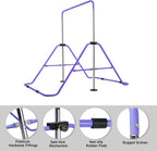 Yeego Direct Gymnastics Bar With Rings,Gymnastics Bar For Kids Ages 3-12,Foldable Gymnastics Bar,Kids Gymnastics Bar Expandable