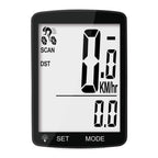 Nellvita Wireless Bike Computer, 20 Multi-Functions, Real Waterproof Bicycle Speedometer, Cycling Odometer With 3'' Large Lcd Di