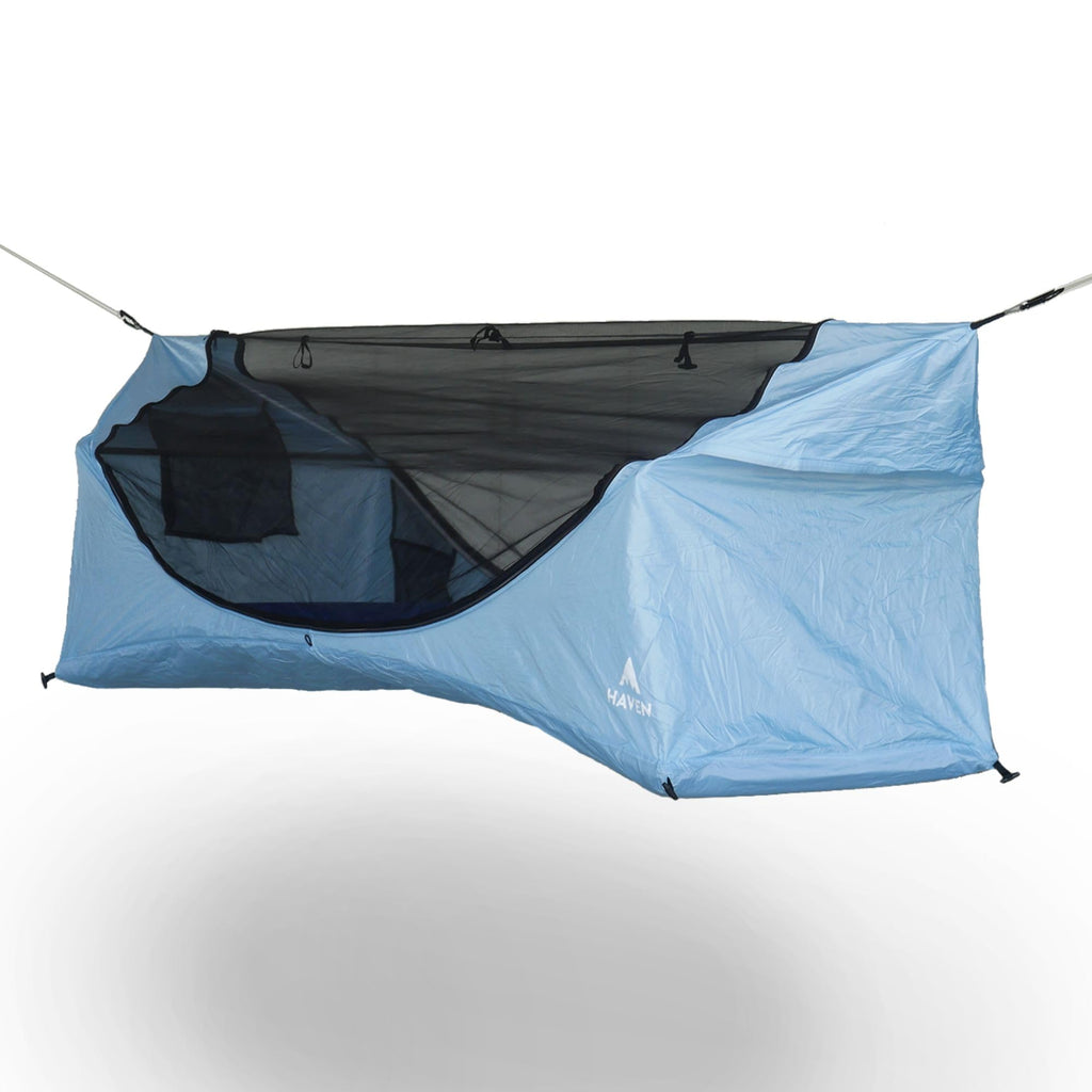 Haven Tent Xl Lay Flat Hammock Tent - Waterproof Tent & Camping Hammock With Mosquito Net - Includes Insulated Pad And Rainfly -