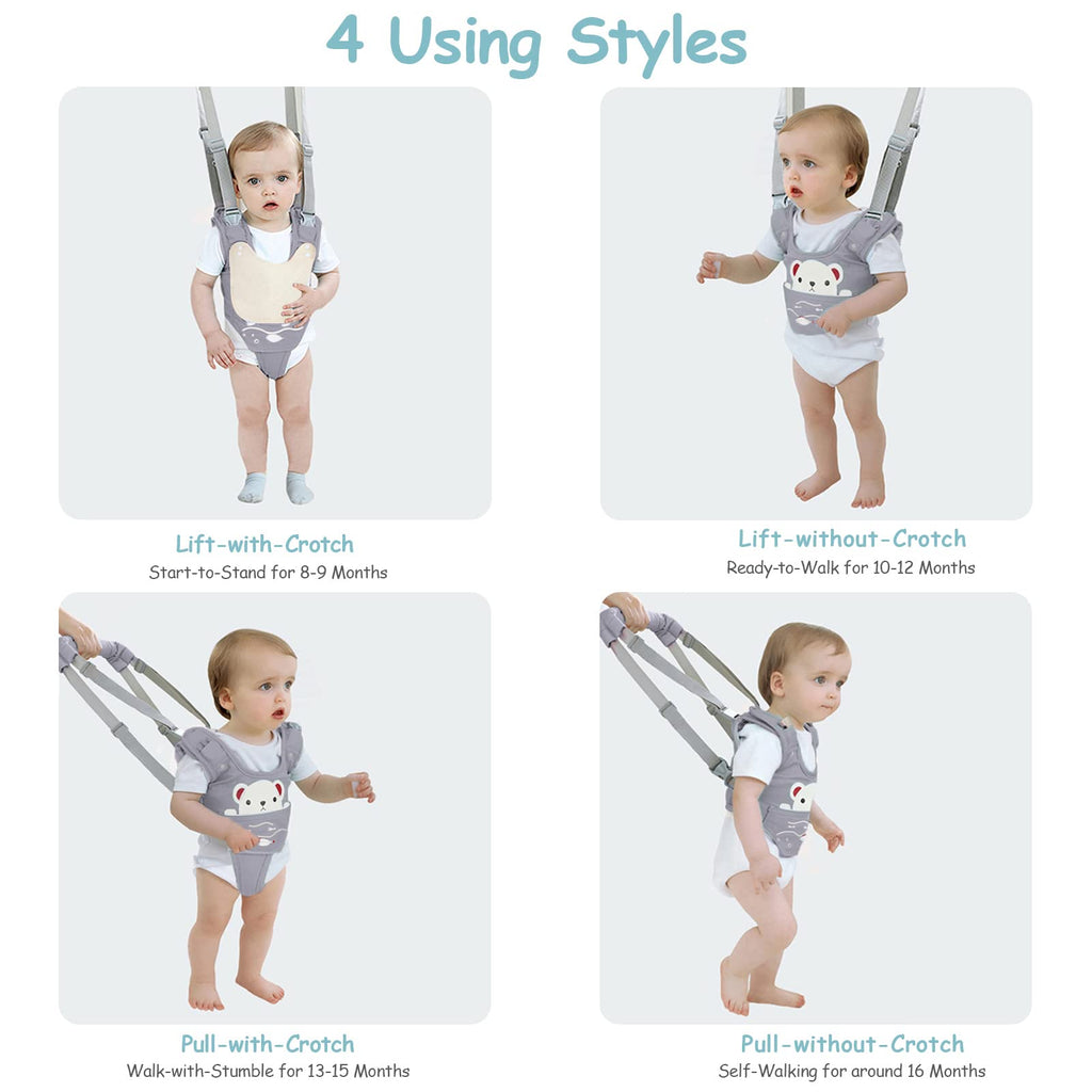 Ocanoiy Baby Walking Harness Handheld Baby Walker Assistant Belt Adjustable Toddler Infant Walker Safety Harnesses Standing Up A