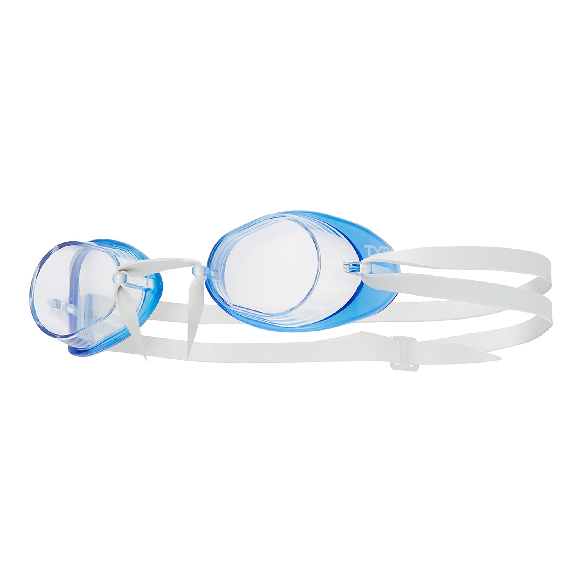 TYR Socket Rockets 2.0 Racing Goggle (Clear/ Translucent Blue),1.75 x 3 inches