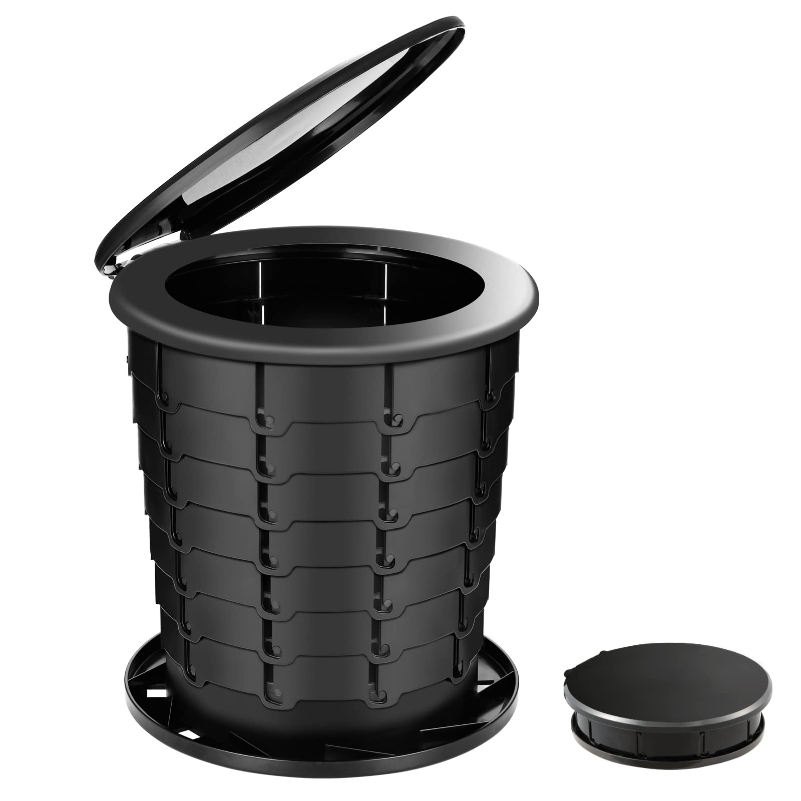 Triptips Upgrade Retractable Portable Toilet For Travel, Adjustable Height Camping Toilet For Adults Kids, Foldable Toilet For C