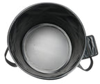 Banchelle Collapsible Camping Bucket With Lid 5 Gallon For Traveling Fishing Gardening (Black, 20L)