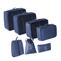 Myaddiction 7X Packing Cubes For Suitcase Travel Bags For Family Breaks Beach Travelling Navy