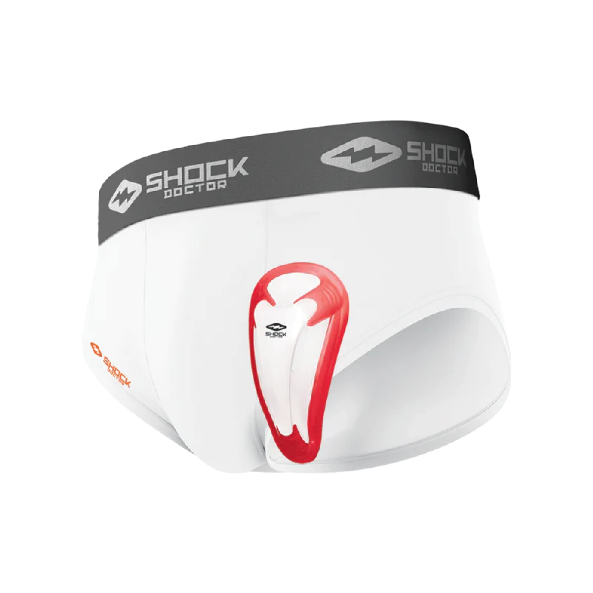 Shock Doctor Boys Brief And Protective Cup, White, Small