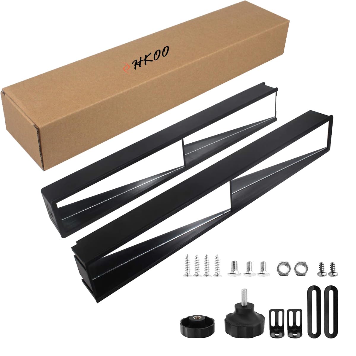 Hkoo Golf Cart Mirror, Universal 4 Panel Rear View Mirror Fits Golf Carts Ezgo, Club Car