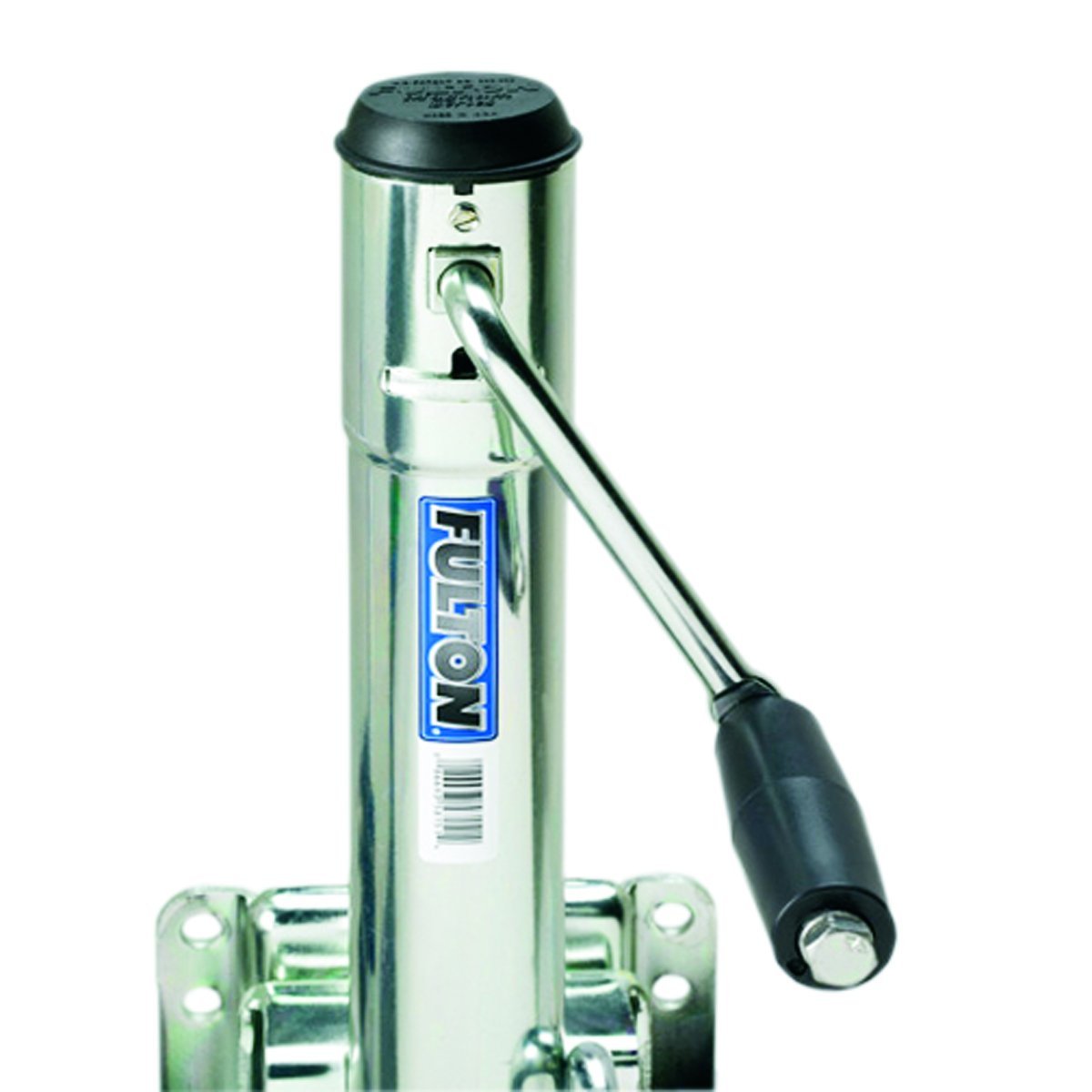 Fulton Xp15 0101 Steel Swing-Away Bolt-On Jack With 10'' Travel And 8'' Poly Wheel - 1500 Lb. Weight Capacity