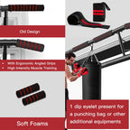 Amazefan Pull Up Bar Doorway With Ergonomic Grip - Fitness Chin-Up Frame For Home Gym Exercise - 2 Professional Quality Wrist St