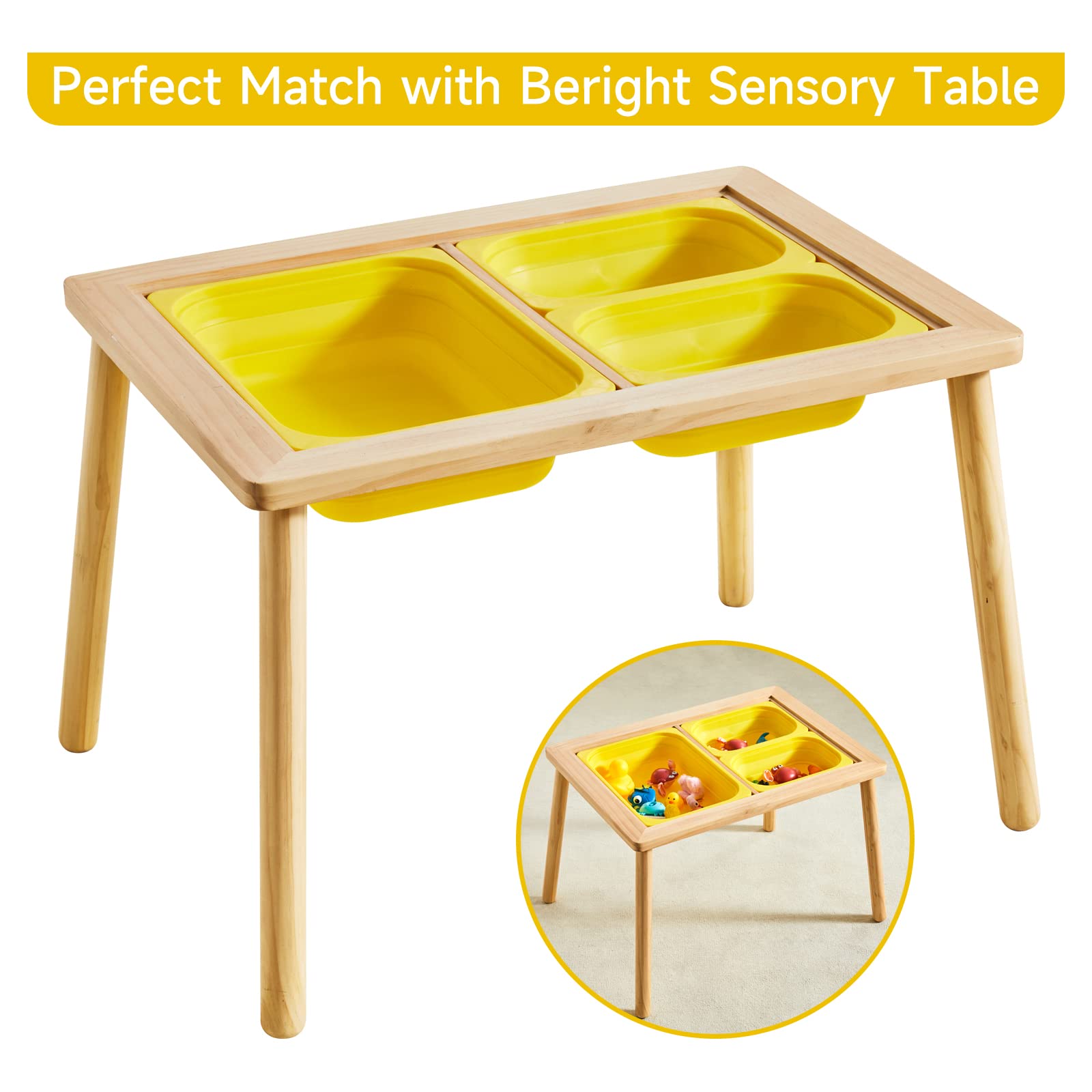 Beright Collapsible Storage Bin, Wash Basin Folding Dish Tub Sink, Space Saving For Dishing, Fruit And Camping, Hiking And Home,