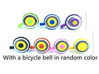 Yjia A Pair Of Children'S Bicycle Riding Flash Silent Training Wheels, Suitable For 12-20 Inch Single Speed Bicycles (Purple)