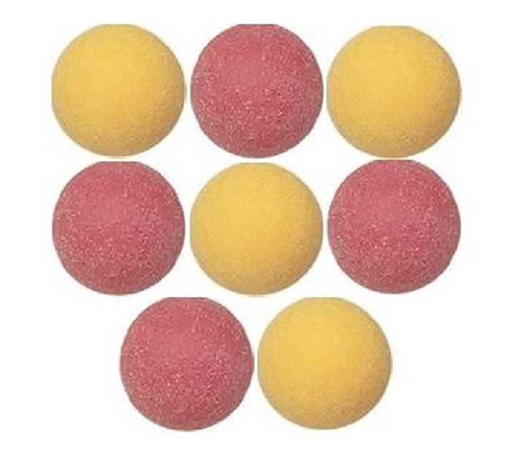 Tornado Official Foosballs Tournament Balls Commercial Quality - Play Like The Pros (8 Balls, Pink And Yellow)