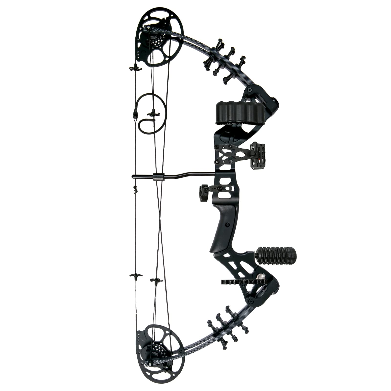 Wuxlisty Youth Compound Bow Set 15-45 Lbs For Teens And Beginner, Package With Archery Hunting Equipment, Max Speed 320Fps, Adju
